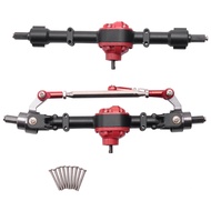 (KSRQ) Gear Front & Rear Bridge Axle Rod Set for MN D90 D99 MN90 1/12 RC Car