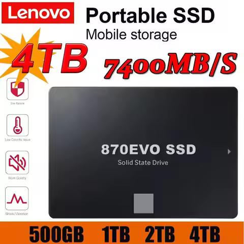 Lenovo Solid State Disk SSD 870 EVO 1TB2TB4TB Internal HDD Hard Drive Sata3 2.5 Inch For Laptop Micr