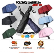 Payung Auto Fashion Umbrella Automatic Foldable Auto Open Close Payung Auto UV Protection Hujan Payu