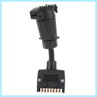 WITTE Trailer Adapter Plug, Female to Flat 7 PIN 7 PIN Round Female, Durable Construction Wiring Con