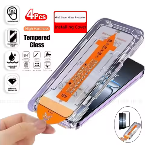 4/3/2/1Pcs For Oneplus Nord 5 Glass Oneplus Nord 5 Tempered Glass Dust Free 9H Full Cover Glue Scree