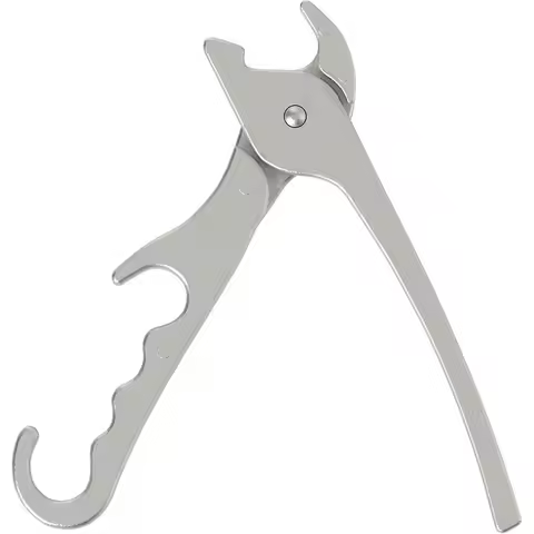 Premium Pizza Pan Gripper, 20 cm (8-inch) Cast Aluminum, Gripper Clip Tongs for Oven Microwave Clamp