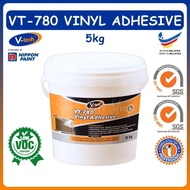 Vtech VT-780 5KG Vinyl Adhesive Sealant Flooring Glue Gam Lantai Vinyl Floor Sealant