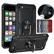 For iPod Touch 5 Touch 6 Touch 7 Shockproof Military Armor Case Ring Kickstand Holder Cover