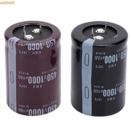 KEENEMY 2PCS Electrolytic Capacitor, 35x50mm Cylindrical Shape Aluminium Capacitor, Durable 450V 100