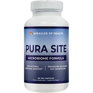 Pura Site | Intestinal Health Formula | Diatomaceous Earth, Black Walnut Hull, Wormwood, Clove, Ging
