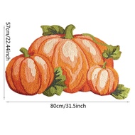Carpet Pumpkin Carpet Development of Shape Nails, Thanksgiving Door Mat Alien Shape, Shape Pumpkin M
