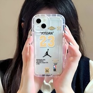 Photo frame airbag case for iphone 14promax 11 13 12 7Plus X XS Max basketball sportsman cover