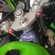 Upper triangle bolt kawasaki ninja RR new old ZX 150 original probolt titanium GR5 vietnam