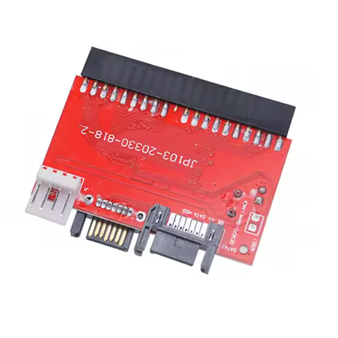 SATA To IDE HDD Adapter Two-way IDE To SATA SSD Expansion Card Serial To Parallel with 7-pin SATA Da