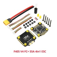 ชุดควบคุม SpeedyBee F405 V4 +BLS 55A 4-in-1 ESC – 30x30 มม. FC บลูทูธ 3-6S สำหรับโดรน FPV (5-8 นิ้ว)