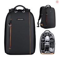 K&amp;F CONCEPT Camera Backpack Waterproof Camera Bag 18L Large Capacity Camera Case with 14.1 Inch Laptop Compartment Tripod Holder for Women Men Photogr   【Geme7.10】