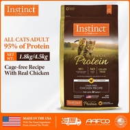 Instinct Ultimate Protein Cage-Free Chicken Recipe Natural Dry Cat Food 1.8kg/4.5kg for Adult Cats