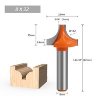 Toolstar 8มิลลิเมตรเราเตอร์บิตก้านแกะสลักตัดกัด End Mill งานไม้พรวดพราดรอบกว่าบิต