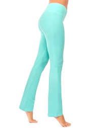 Bootcut Leggings for Women | Slim Look Bootleg Opaque Yoga Pants w Pocket + Plus Size (C5)