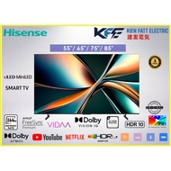 Hisense 4K ULED MiniLED Smart Tv 55 Inch 55U6Q/ 65 Inch 65U6Q/ 75 Inch 75U6Q/ 85 Inch 85U6Q