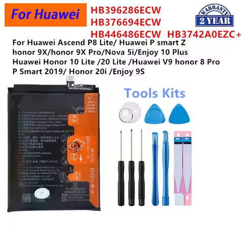 HB396286ECW HB446486 HB376694 Battery For Huawei Honor 10 20 Lite V9/Enjoy 9S 10/ honor 9X Pro / hon
