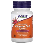 ✡(Ready Stock) Now Foods  Vitamin D-3  Vitamin D3  Vitamin D 1000IU 2000IU 5000 IU 10000IU♬