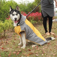 Huanhuang®สัตว์เลี้ยงสุนัขกันน้ำ Windproof สะท้อนแสงเสื้อกันฝนแบบมีฮู๊ด Poncho ฝนเสื้อแจ็คเก็ต