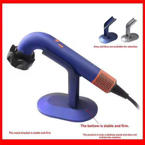 【HOT-SALE】Hair Dryer Holder Desktop Stand For Dyson HD17 HD18 Hair Dryer Metal Rack Bathroom Organiz