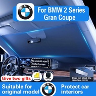 Car Front Window Sunshade Cover For BMW 2 Series Gran Coupe Windshield Visor Windscreen Folding Auto