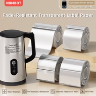 NIIMBOT M2 Transparent Label Stickers, Durable PET Material, Long-Term Preservation No Fading