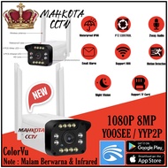 Ip Camera Wifi YOOSEE Outdoor Full HD 8MP Wireless Ip Camera Waterproof