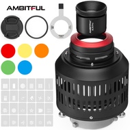 AMBITFUL AL-18 AL18 Pro Focalize Conical Snoot Optical Condenser Art Special Effects Shaped Beam Lig