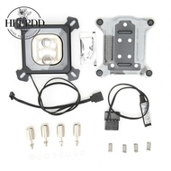 HEEPDD Water Cooling Base  INTEL‑PK5E Diffuse Light Effect Copper Cooler for 1151/ 1150/2011/ 2066/ 