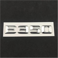 3D ABS Chrome Compatible with E200 E220 E300 E320 E350 W213 W212 W211 Letters Emblem Badge Logo Trun