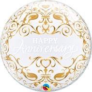 Qualatex 22" Anniversary Classic Bubbles Balloon (16660)