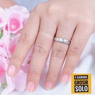 4s Grosir Solo || Cincin pasangan Titanium asli permata anti karat