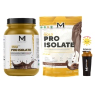 Muscle First Gold Pro Isolate Whey Protein 2 LBS 900 grams -M1 Chocolate Soul Flavor FREE Milk Gym F