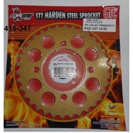 YAMAHA RXZ LC135 LC 135 Y125ZR Y110 SS Y100 STT 415 GOLD EMAS SPROCKET SPROKET SPOCKET SPOKET DEPAN 