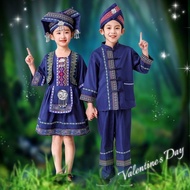 【COD】buwan ng wika costume for girl buwan ng wika costume for boy Children Ethnic Minority Clothing 