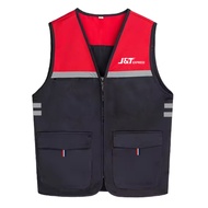 Latest JNT express courier custom men's vest/ JNT courier JNT vest/ Motorcycle vest/ accepts request
