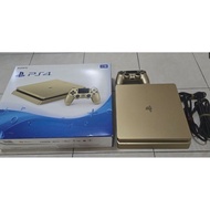 PS4 Slim Gold With Box - Jailbreak With many games - PS4,PS2, PS1, SS ( PLAYSTATION )