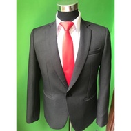 Jas hitam satu set JAS RESMI JAS FORMAL JAS NIKAH BLAZER PRIA BLACK