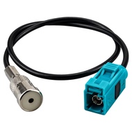 Leehitech Antenna Adapter Splitter AM & FM Antenna Connector Cable Fakra Z Female to ISO for 2002-20