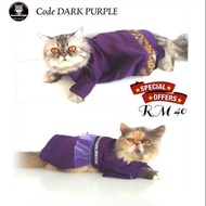 Baju raya kucing code dark purple *baju kurung