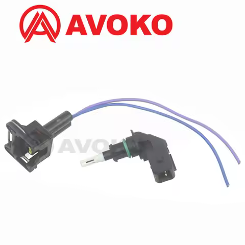 13 62 7 792 203 Intake Air Temperature Sensor With Electrical Harness 2 Pin Connector Plug For BMW 1