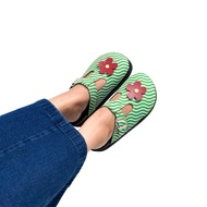 Fichy VINDI - Gabby Green Boston Sandal Wanita [Size 36-42]