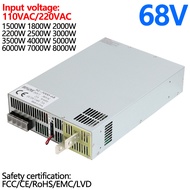 68V High Current Switching Power Supply CE Certification 1500W-8000W Series 0-68V Adjustable Power S