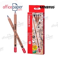 Stabilo Trio Jumbo 6 Pencil + 1 Sharpener Set 362HB6P1