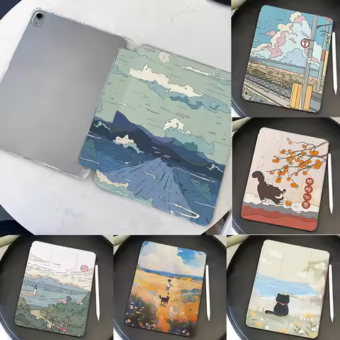 Beautiful Landscapes Tablet Cover for Ipad 10th Generation Case IPad 9th 8 7 10.2'' Air 3 4 5 6 Cove