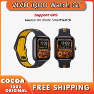 Original VIVO iQOO Watch GT 1.85” OLED 600 nits peak brightness Always On mode Blue OS NFC GPS Smart