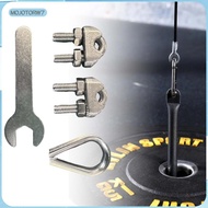 [mojotorw7] Wire Rope Locks Accessories Set Equipment Gym Training for Gym Machine Cable Weight Cabl
