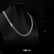 2HYPE Iced Clasp Miami Cuban Chain 8mm