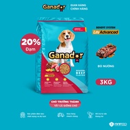 Thức ăn hạt Ganador cho chó vị Bò nướng 400g (400g/3kg)