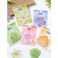 Cherry Blossom Post-it Notes High Color Value Leaf Flower Shape Fruit Petal Message Sticky Alien Pap